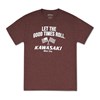 Kawasaki Vintage Checkered Flag T-Shirt photo thumbnail 1