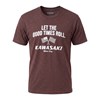 Kawasaki Vintage Checkered Flag T-Shirt photo thumbnail 2