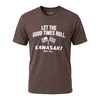 Kawasaki Vintage Checkered Flag T-Shirt photo thumbnail 1