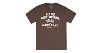 photo of a Kawasaki Vintage Checkered Flag T-Shirt