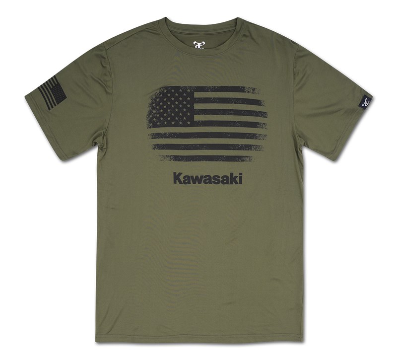 Kawasaki Tradition T-shirt detail photo 1