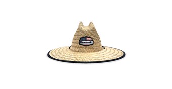photo of a Kawasaki American Flag Straw Hat