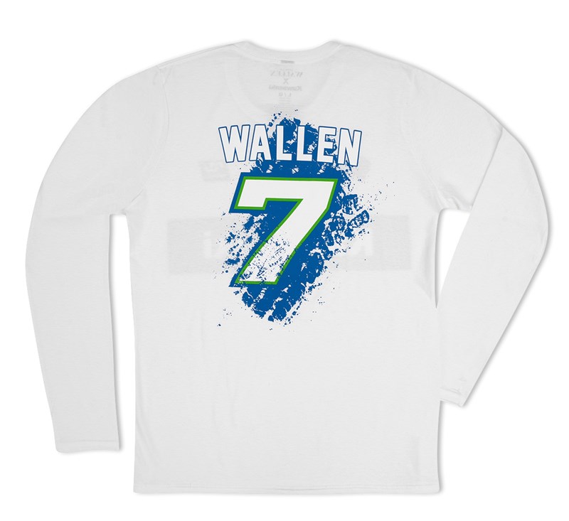 Morgan Wallen Women's Team Green™ Long Sleeve T-Shirt detail photo 2