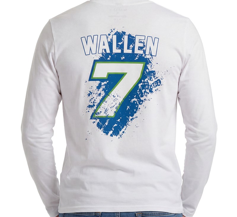 Morgan Wallen Women's Team Green™ Long Sleeve T-Shirt detail photo 6