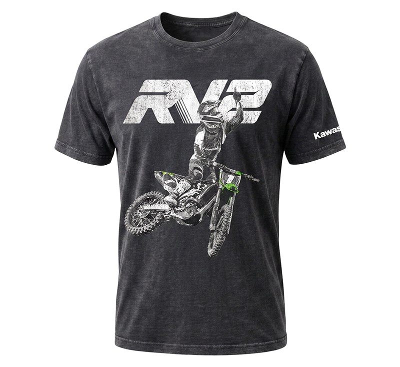 Kawasaki Ryan Villopoto Unisex T-Shirt detail photo 2