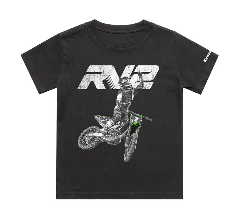 Kawasaki Ryan Villopoto Youth T-Shirt detail photo 1