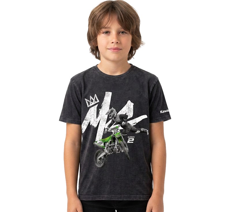 Kawasaki Jeremy McGrath Youth T-Shirt detail photo 3