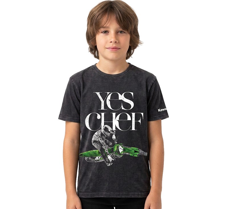 Kawasaki Levi Kitchen Youth T-Shirt detail photo 3