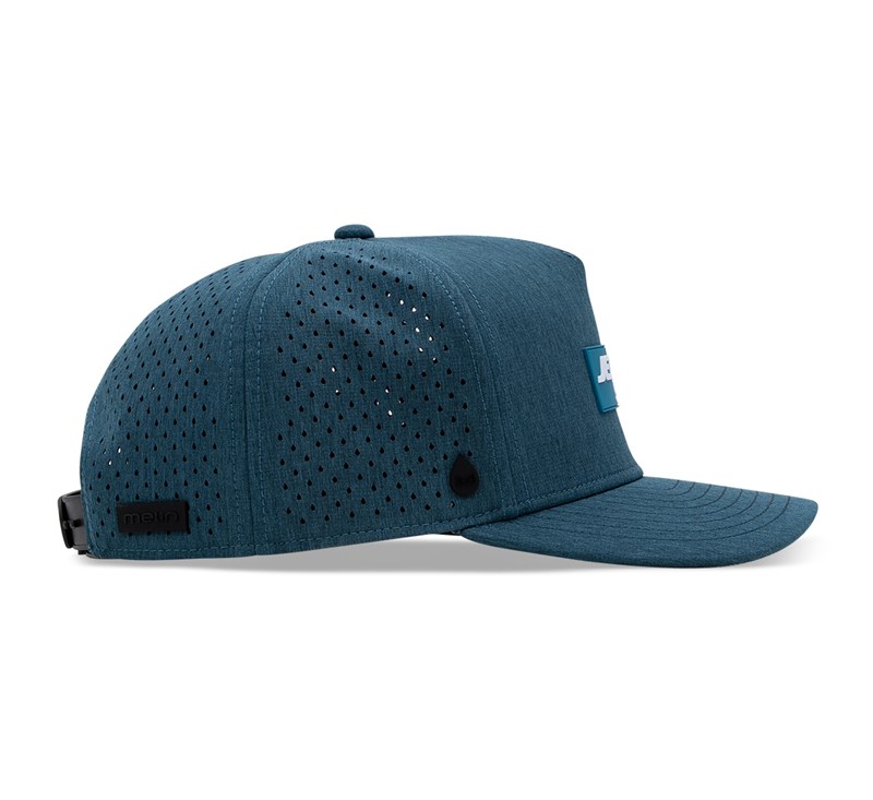 Melin™ X Kawasaki JET SKI® Watercraft Odysea Hydro Hat, Heather Ocean detail photo 4