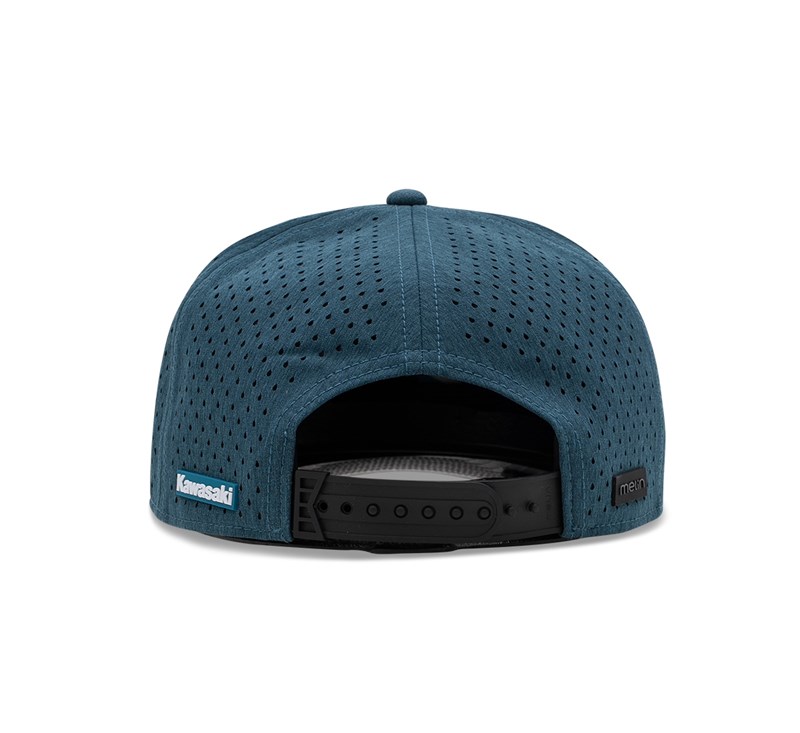 Melin™ X Kawasaki JET SKI® Watercraft Odysea Hydro Hat, Heather Ocean detail photo 5