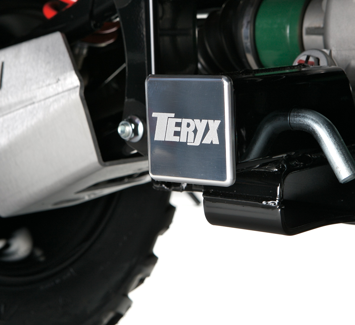 Teryx4™ Teryx® Hitch Cover, Chrome | Kawasaki Motors Corp., U.S.A.