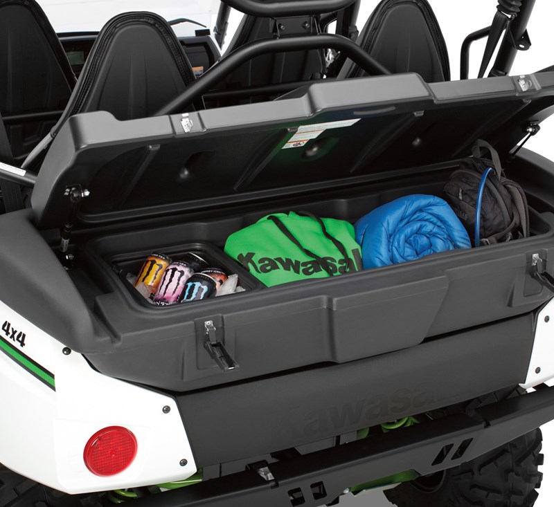 Hi-Standard Outfitters - Kawasaki Teryx Rear Cargo Storage Box- Water/ Dust  Resistant, Lockable, Secure - UTV Race Worx